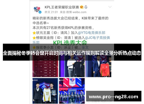 全面揭秘冬季转会窗开启时间与相关运作规则解读全景分析热点动态