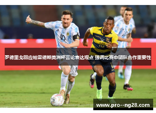 罗德里戈回应帕雷德斯美洲杯言论表达观点 强调比赛中团队合作重要性